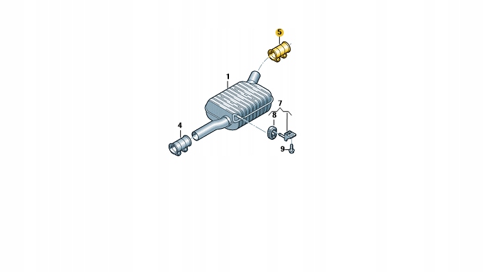 Objímka Tlumiče Čelenka 65X88 Vw Audi 1K0253141AA