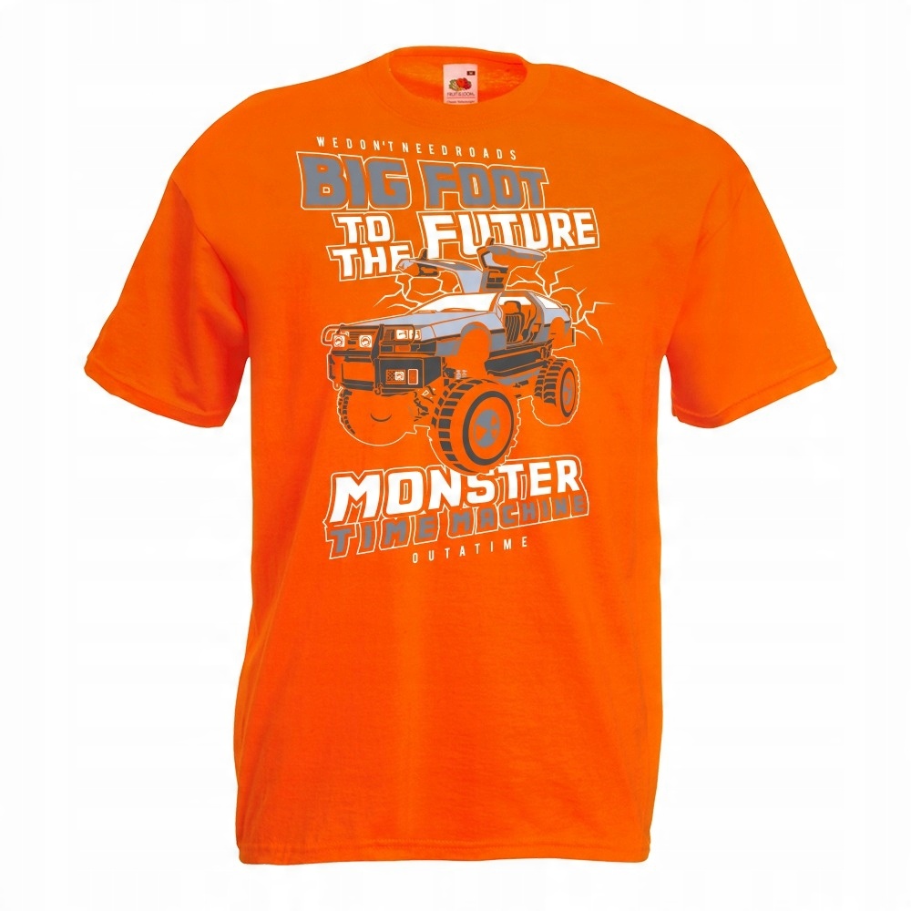 

Koszulka monster truck auto samochód XXL pomarańcz