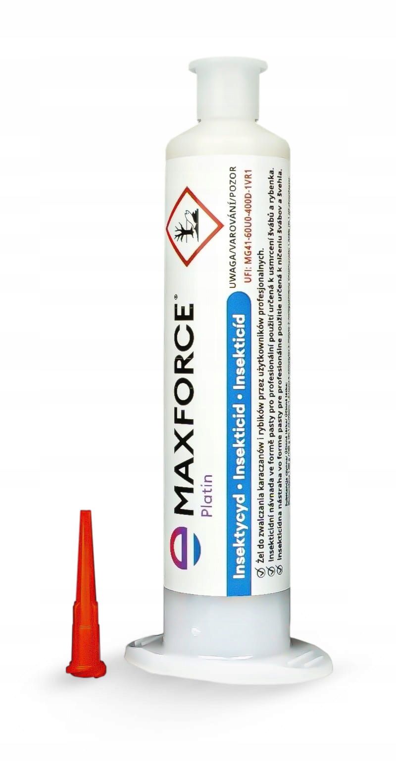 Trucizna Żel na Zwalcza Karaluchy Prusaki Rybiki Maxforce Platin 30g Tubka