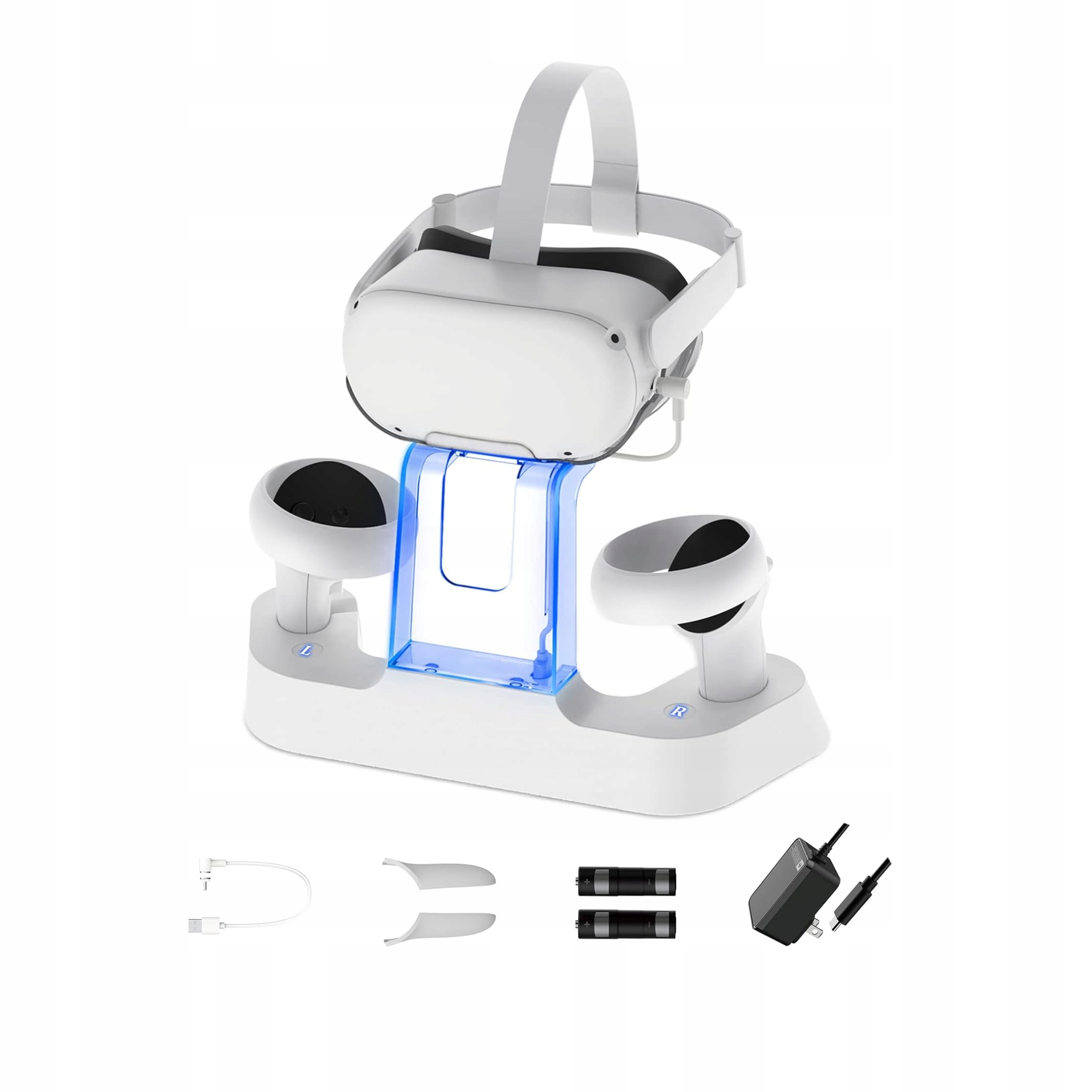 Nabíjecí stanice pro brýle Vr Stojan Bílý Quest 2 Nexigo