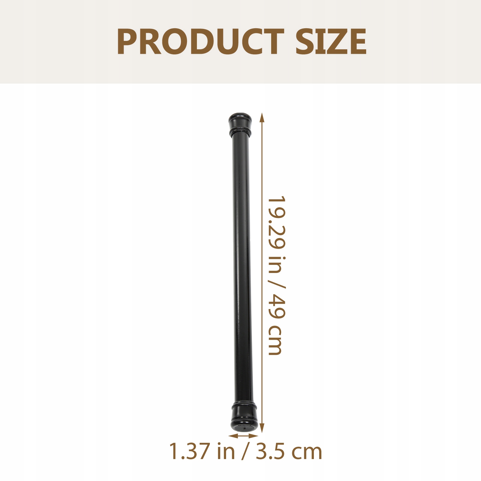 KARNISZ TELESKOPOWY Z REGULOWANĄ ELASTYCZNOŚCIĄ Kod producenta 4883724507875101515