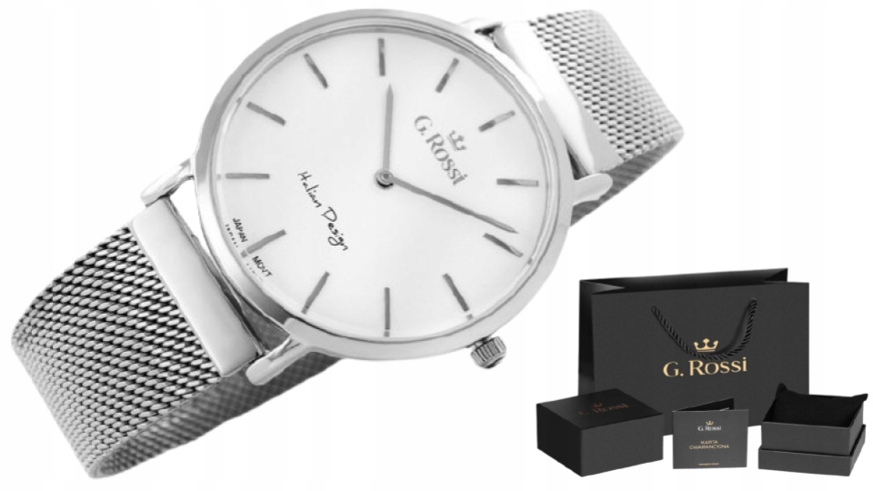 

Zegarek Damski G Rossi Regulowana Bransoleta Mesh