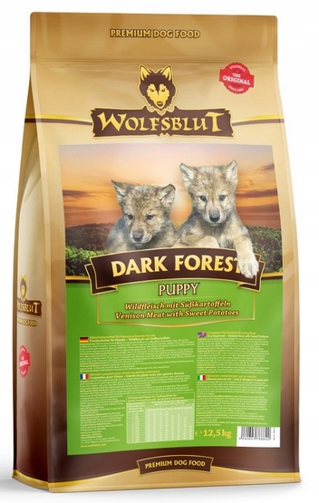 Levně Wolfsblut Dog Puppy Dark Forest zvěřina a batáty 12,5 kg