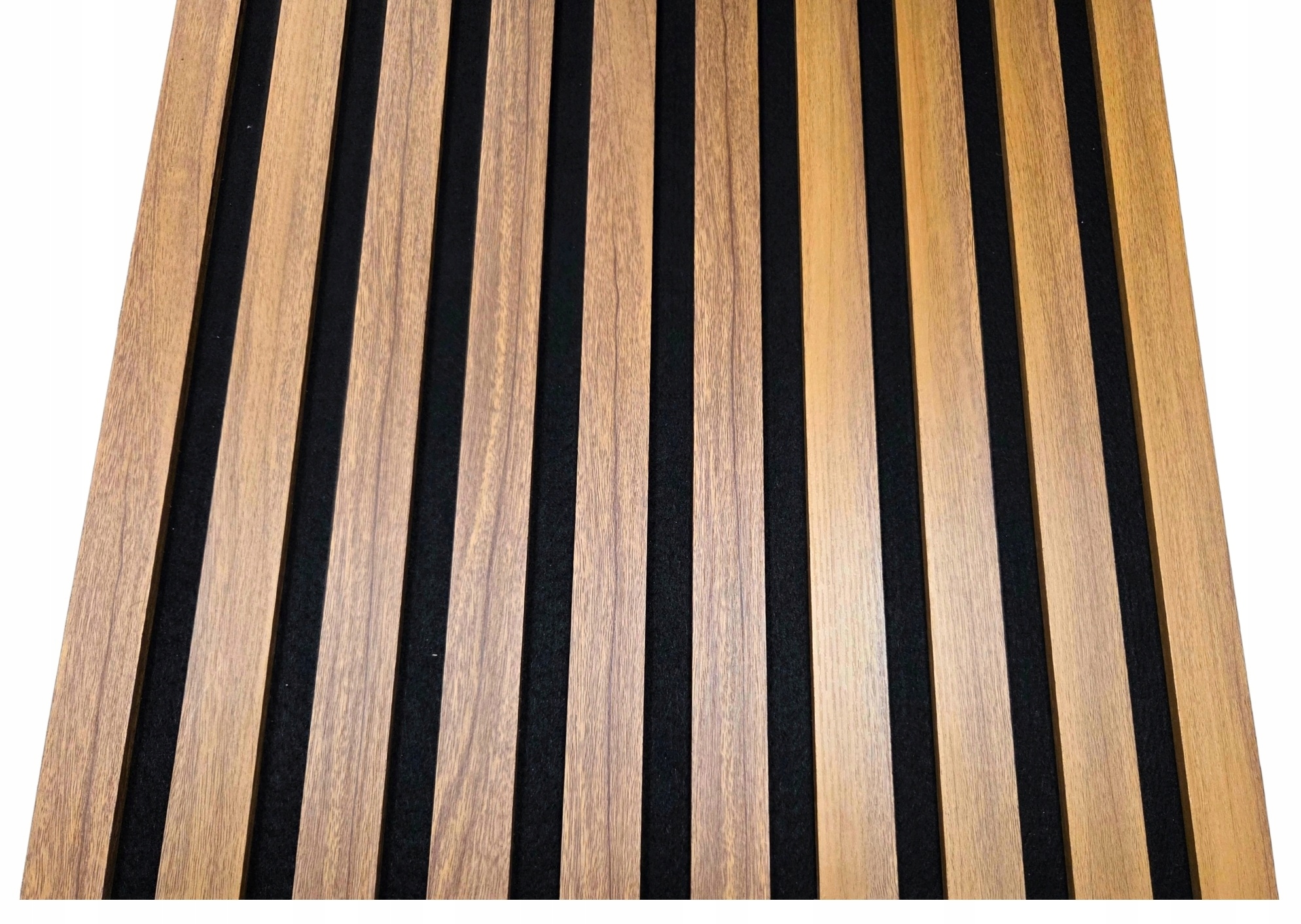 Lamel 3D lamele ścienne panele akustyczne 46x255cm na filcu Dąb Słoneczny