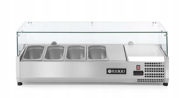 LADA CHŁODNICZA WITRYNA NADSTAWKA 4x GN 1/3 121 CM