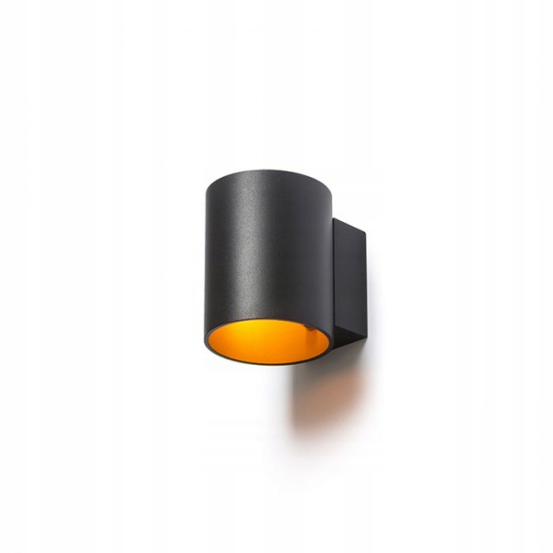 Rendl Tuba W nástenné svietidlo čierna/zlatá, G9, 230V, 33W, moderný design