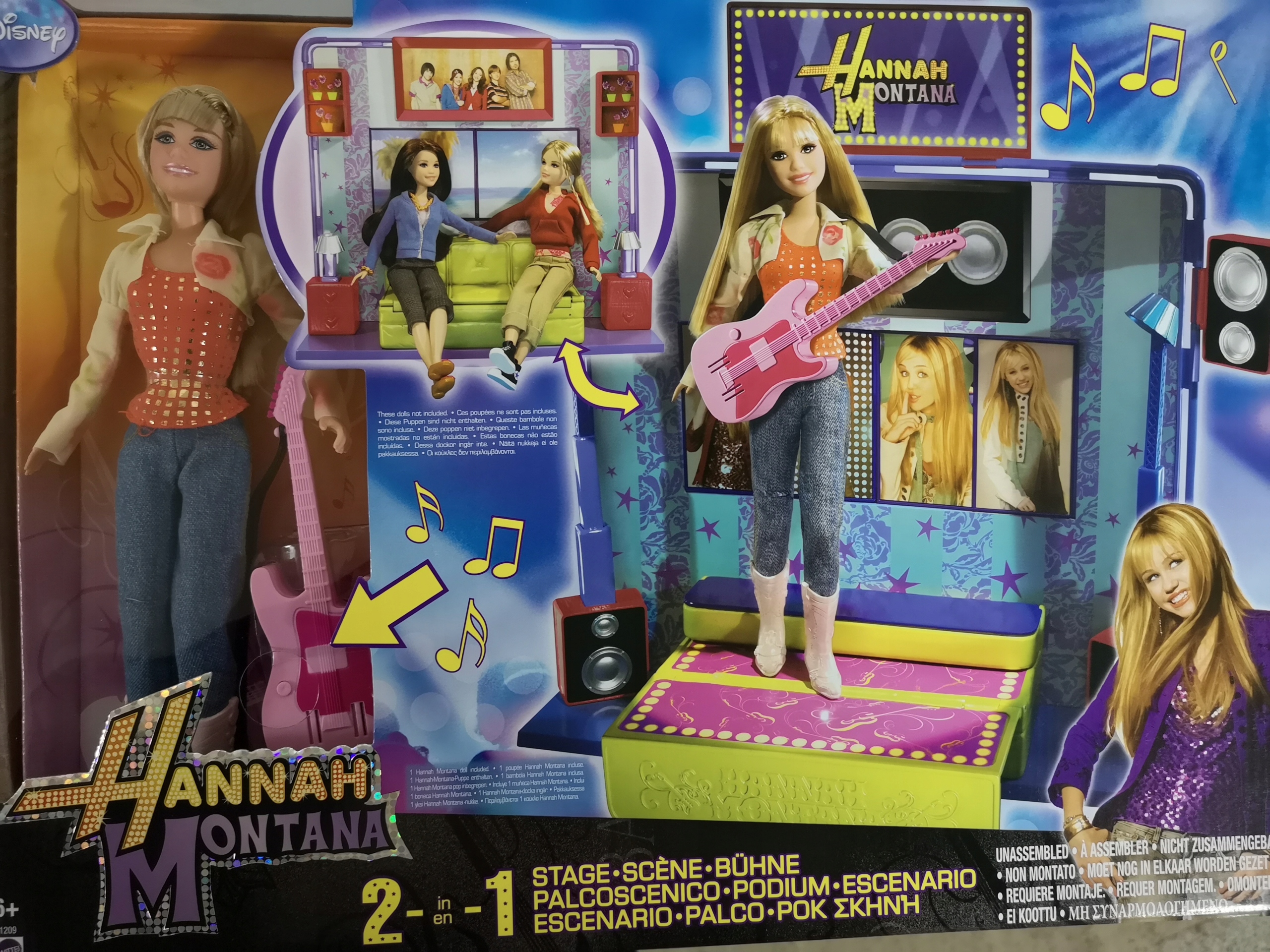 

Hannah Montana Zestaw Scena 2w1-GITARA