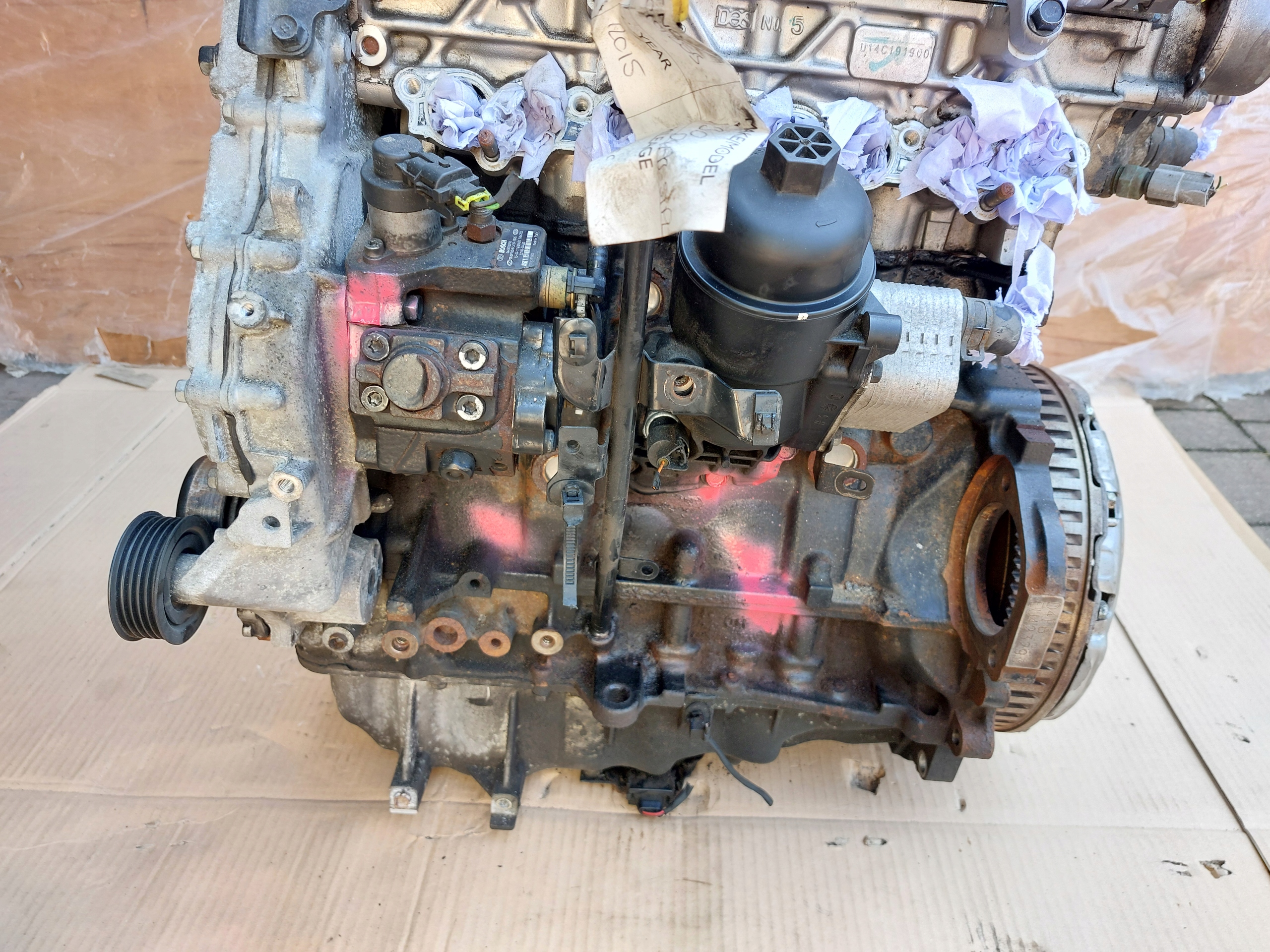 engine HYUNDAI i30 II 1.6 CRDI 14r D4FB 133tys