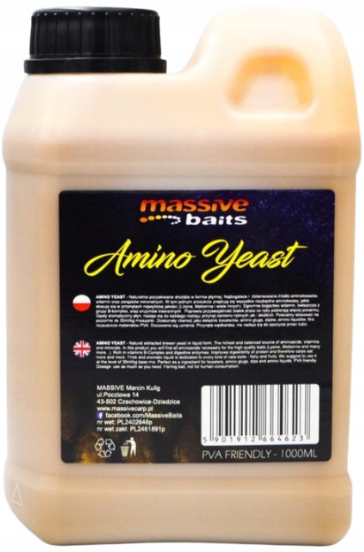 Płynne Drożdze Massive Baits Amino Yeast 1L
