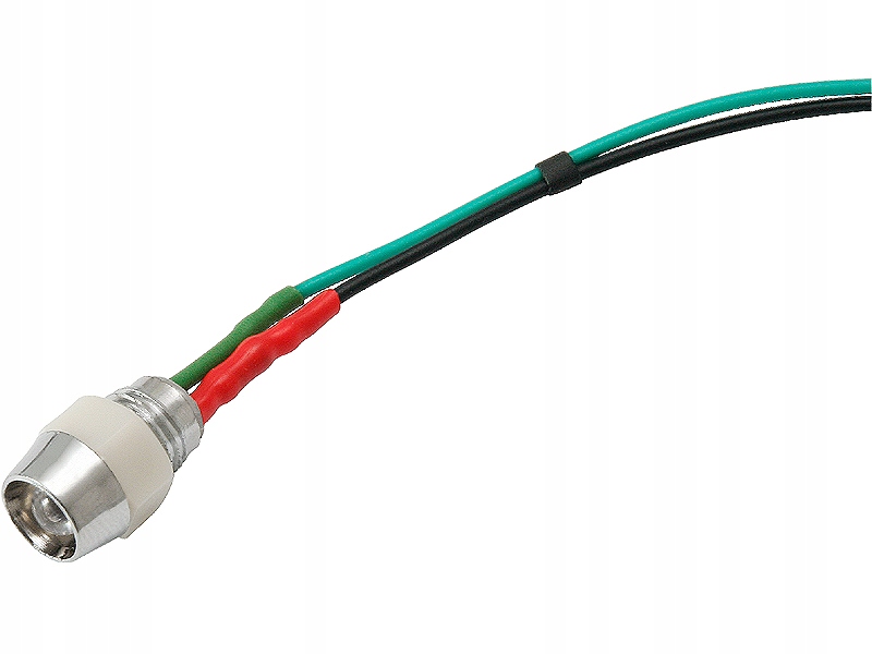 

Kontrolka Led 5mm 12V żółta z przewodem