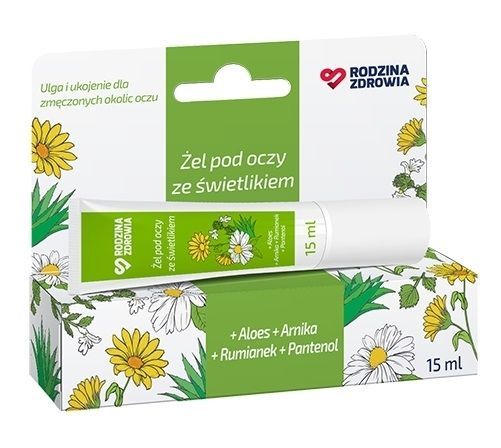 

Żel pod oczy ze świetlikiem 10 ml Rodzina Zdrowia