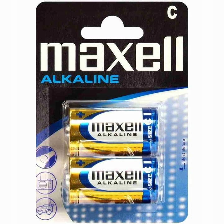 Bateria alkaliczna Maxell C (R14) 2 szt.