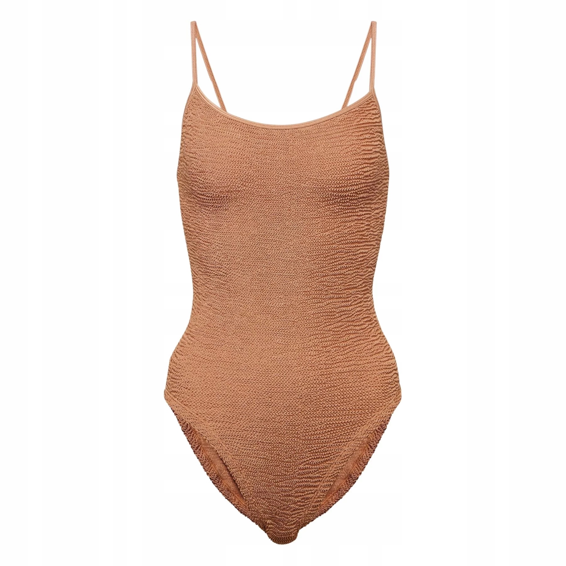 Plavky Pamela Metallic Cocoa Hnědá One size Hunza G