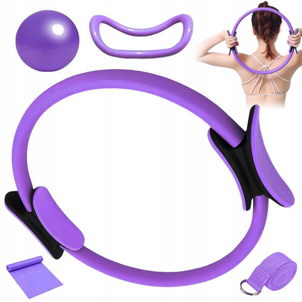 Zestaw Pierścieni Do Pilatesu Ćwiczenia Fitness Piłka Pas Trening W Domu
