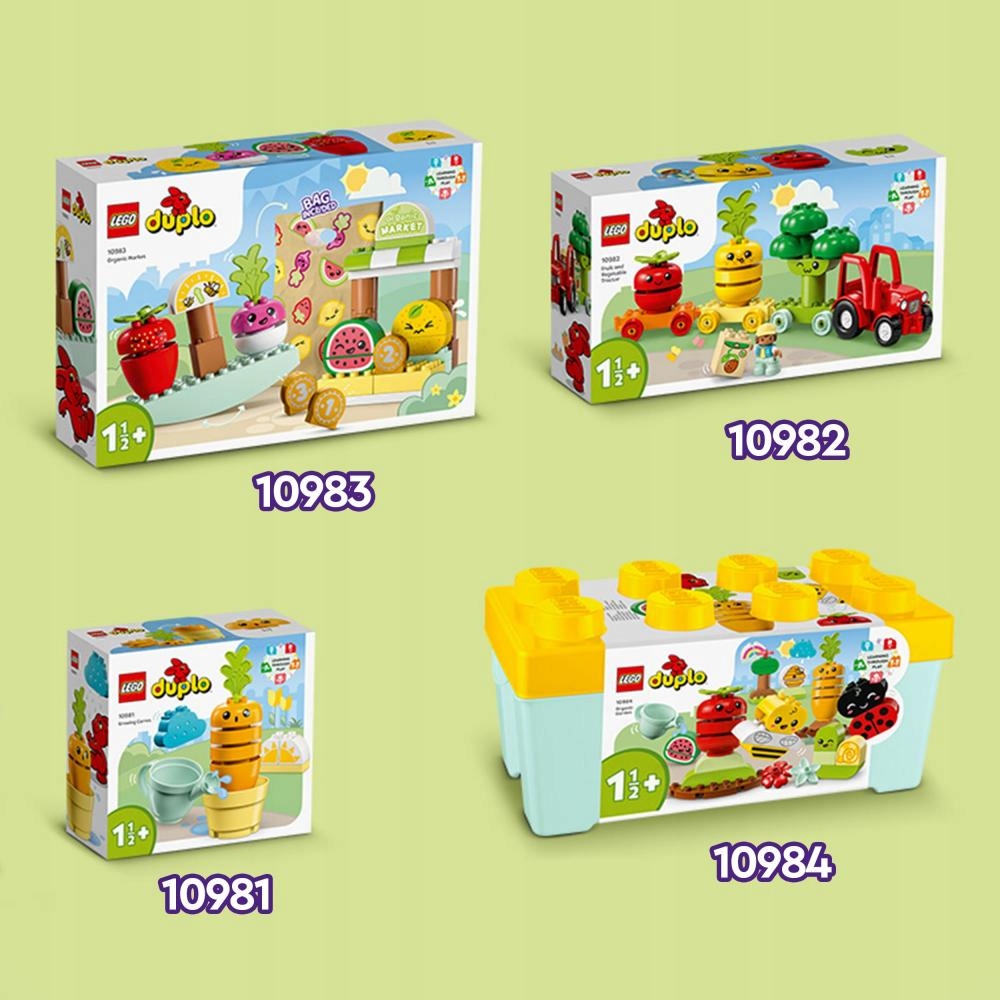 LEGO DUPLO MY FIRST Rosnąca marchewka 10981 EAN (GTIN) 5702017416151