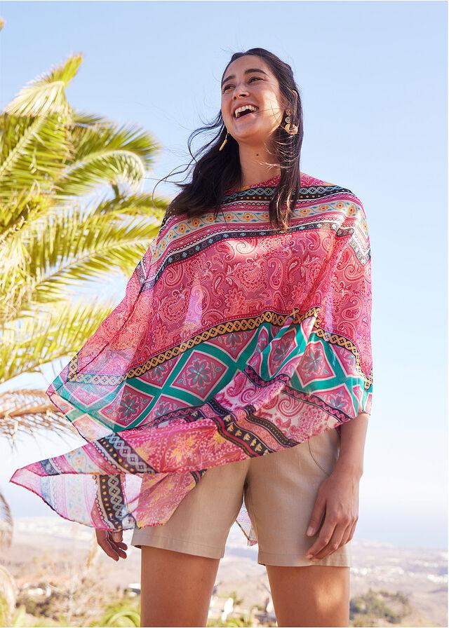 UNIWERSALNY Bonprix LETNIE PONCZO NARZUTKA