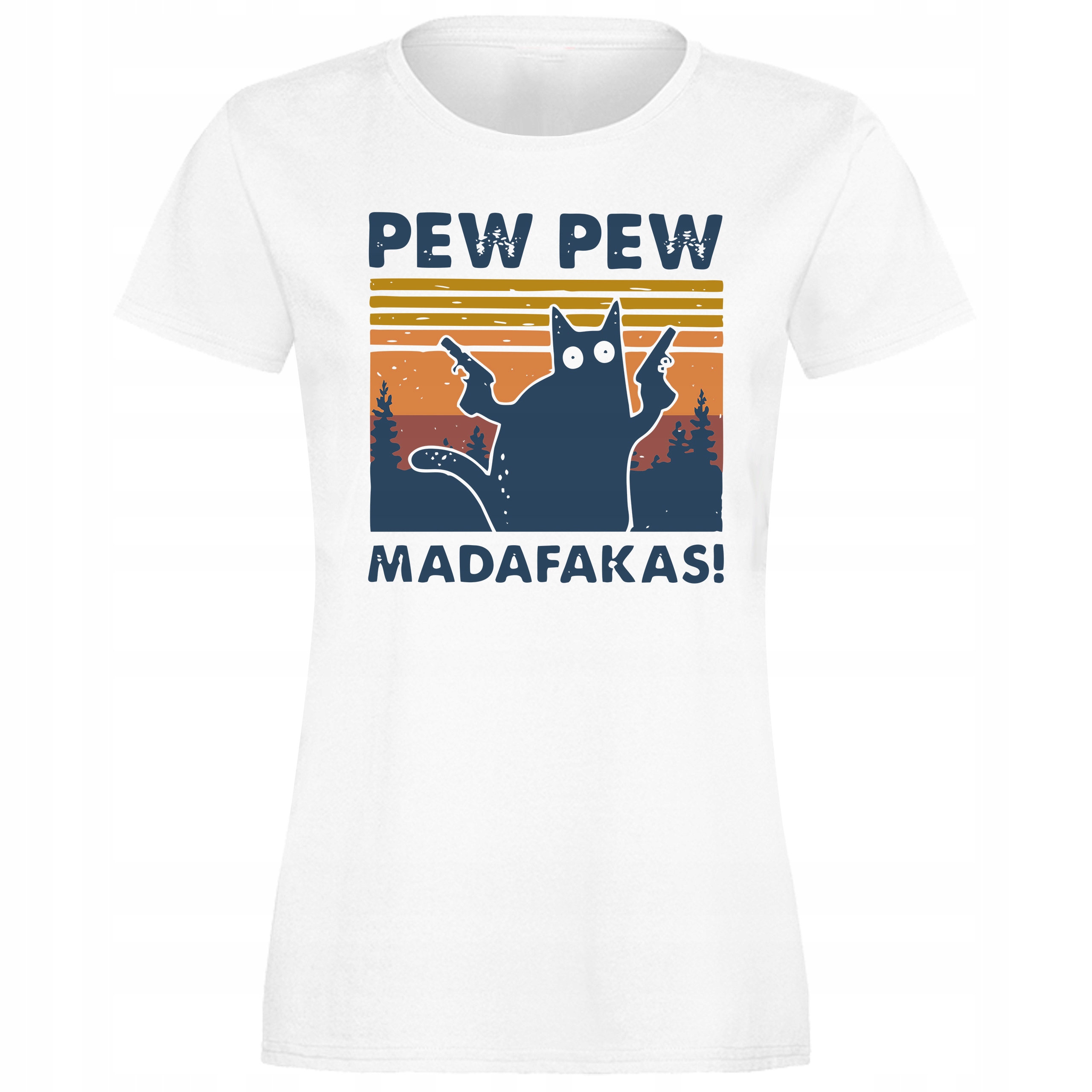 

Koszulka T-shirt Pew Madafakas biała L