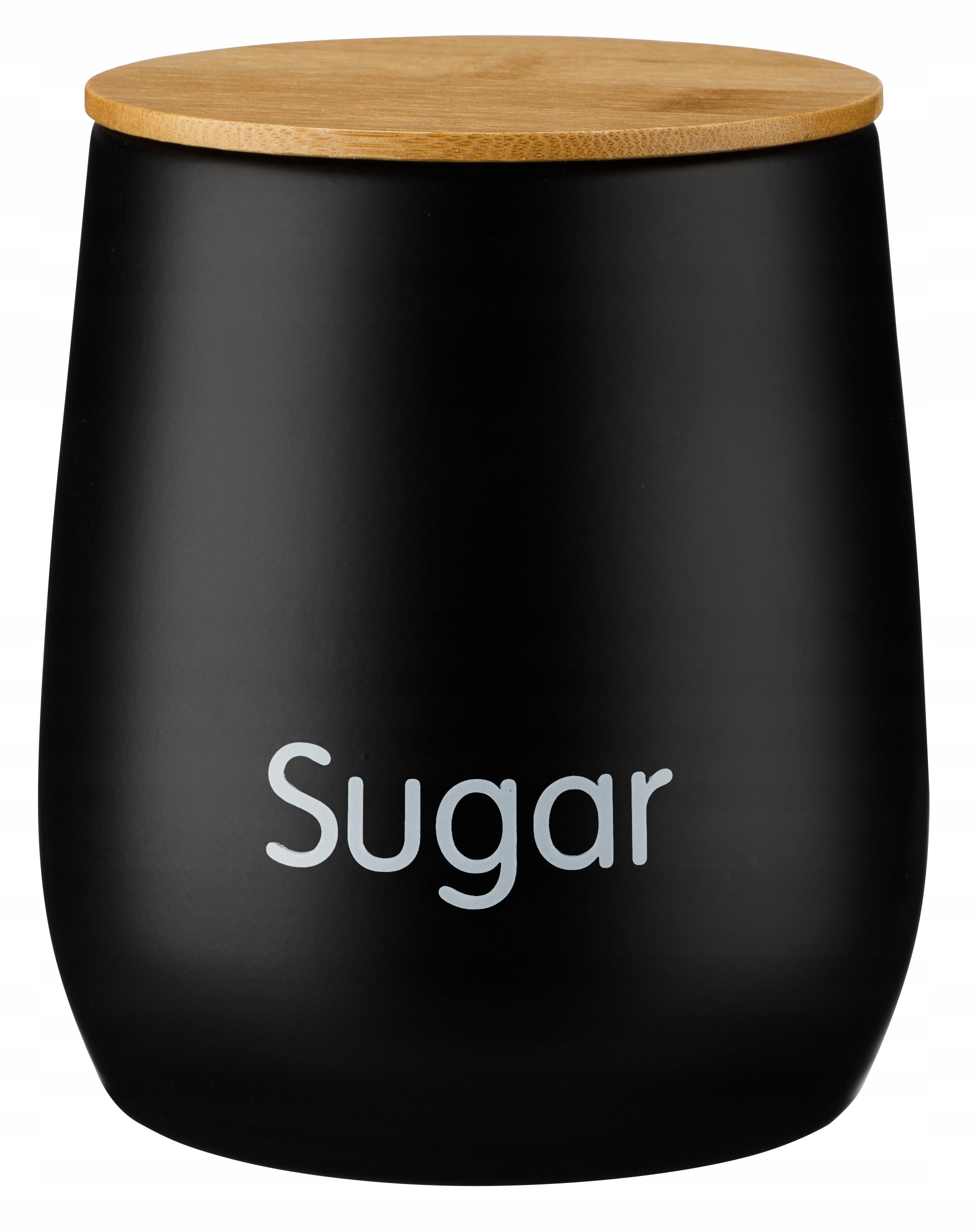 

Puszka Pojemnik Na Cukier Kawę Czarny Mat Bambus