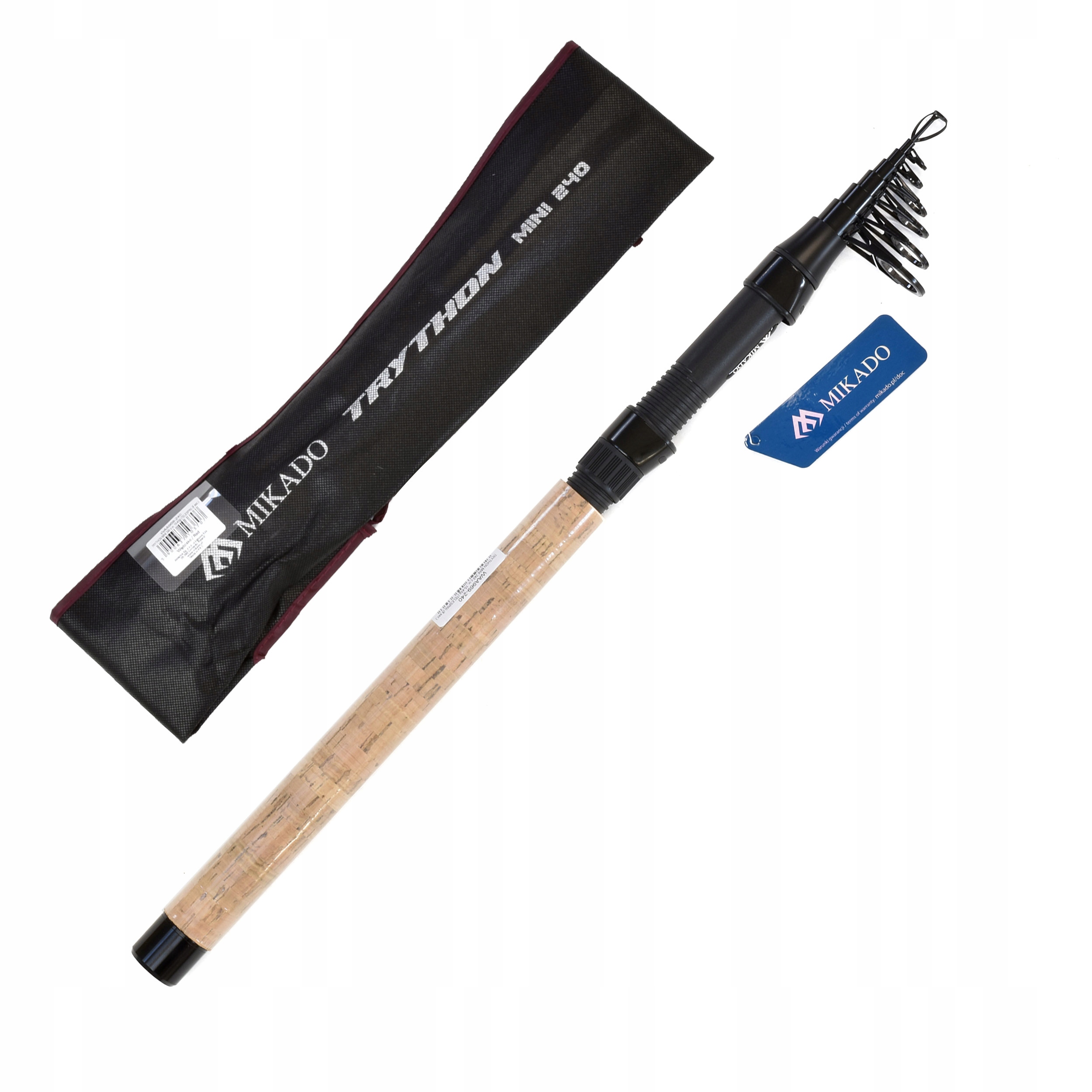 Wędka teleskopowa spinningowa Mikado Trython Mini Tele Spin 2.40m 15-45g