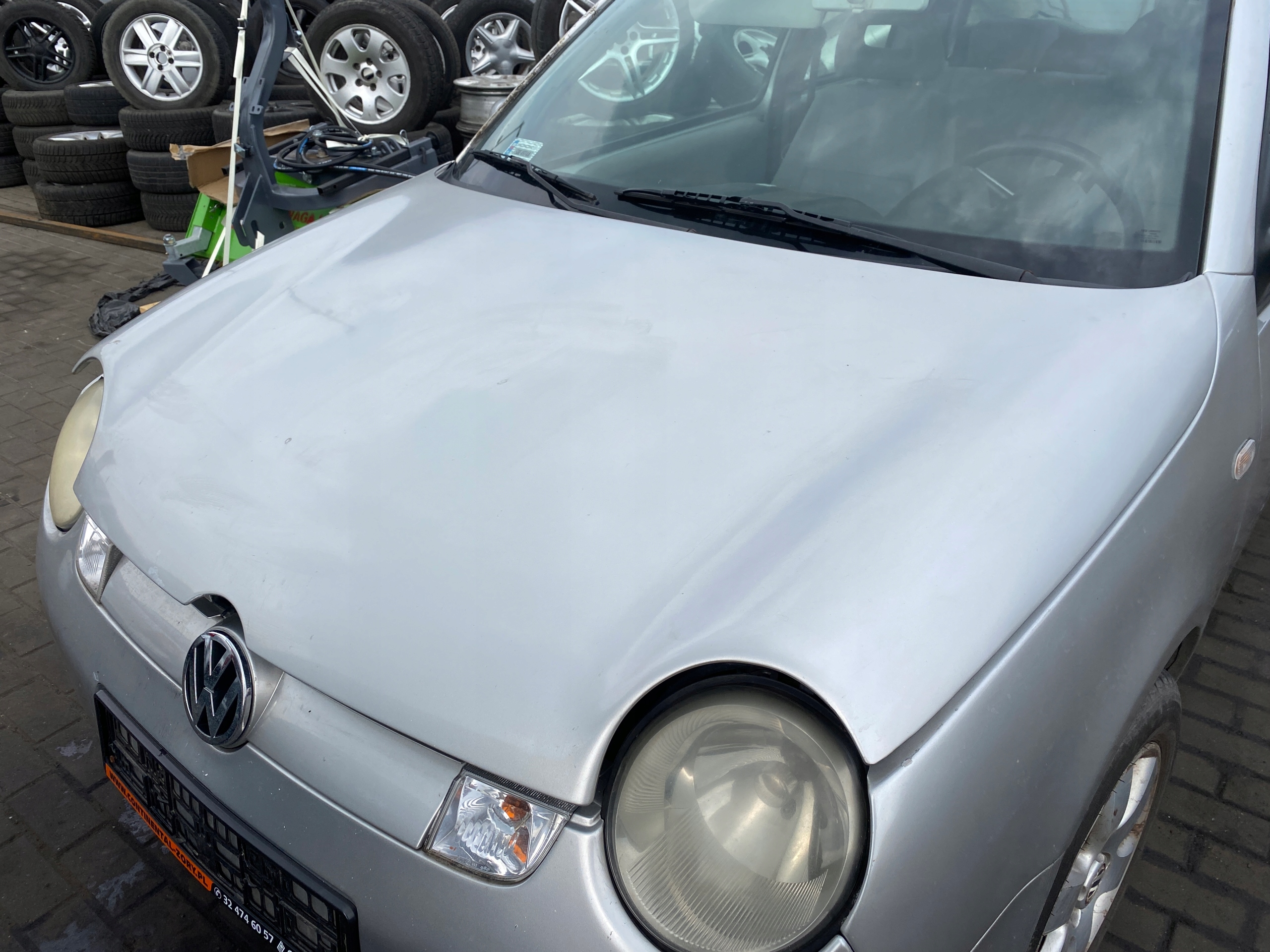 VW Lupo 3L 98-05 Cofano kod lakieru LR7X