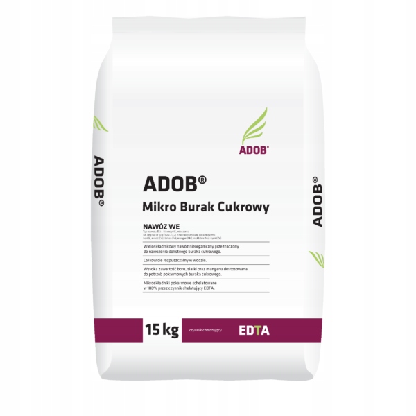 Nawóz wieloskładnikowy Adob mikro burak proszek 15 kg