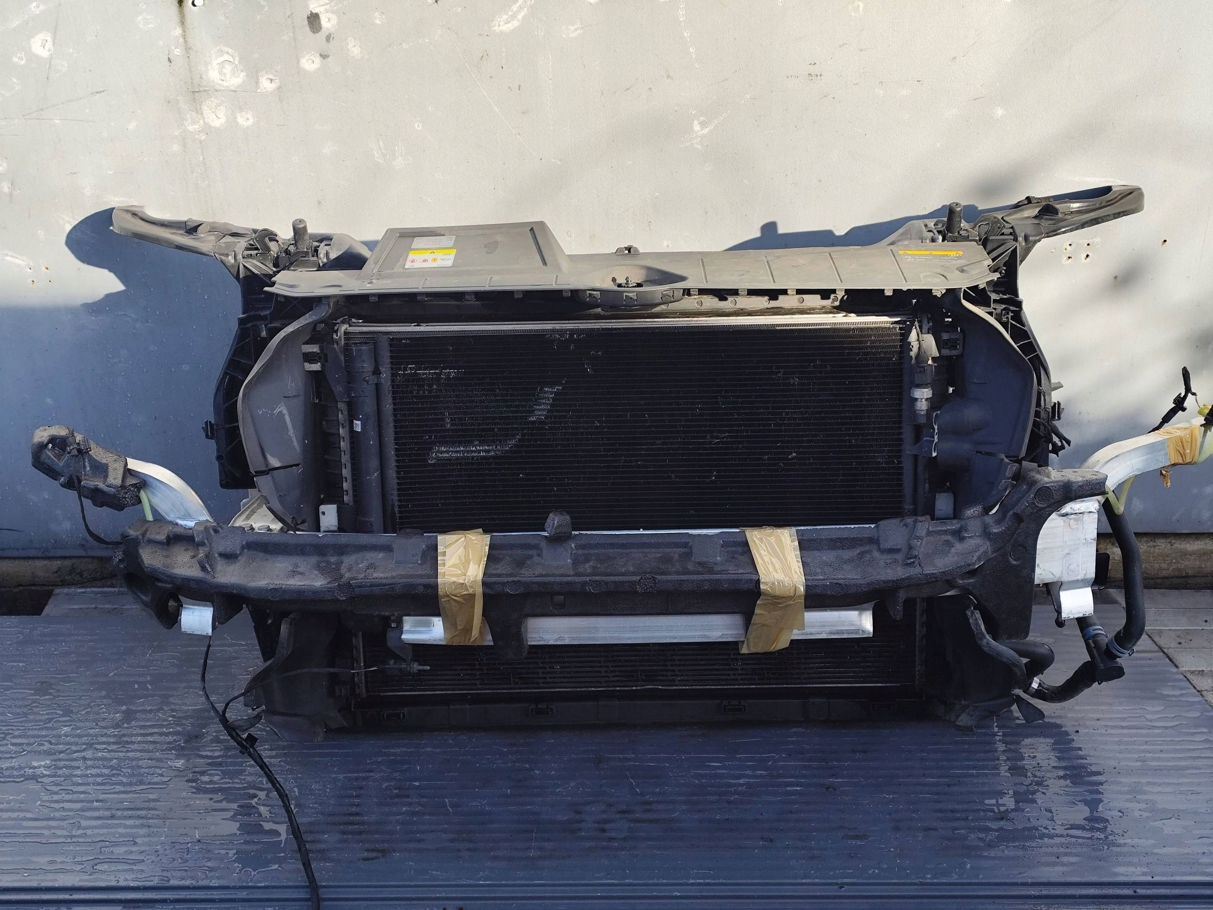 AUDI Q5 80A LIFT TDI support panel for radiators radiator complete DEMONTAZ