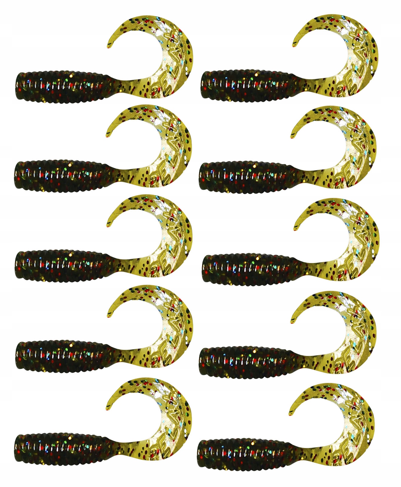 Zestaw twisterów Relax 4cm 10szt 297