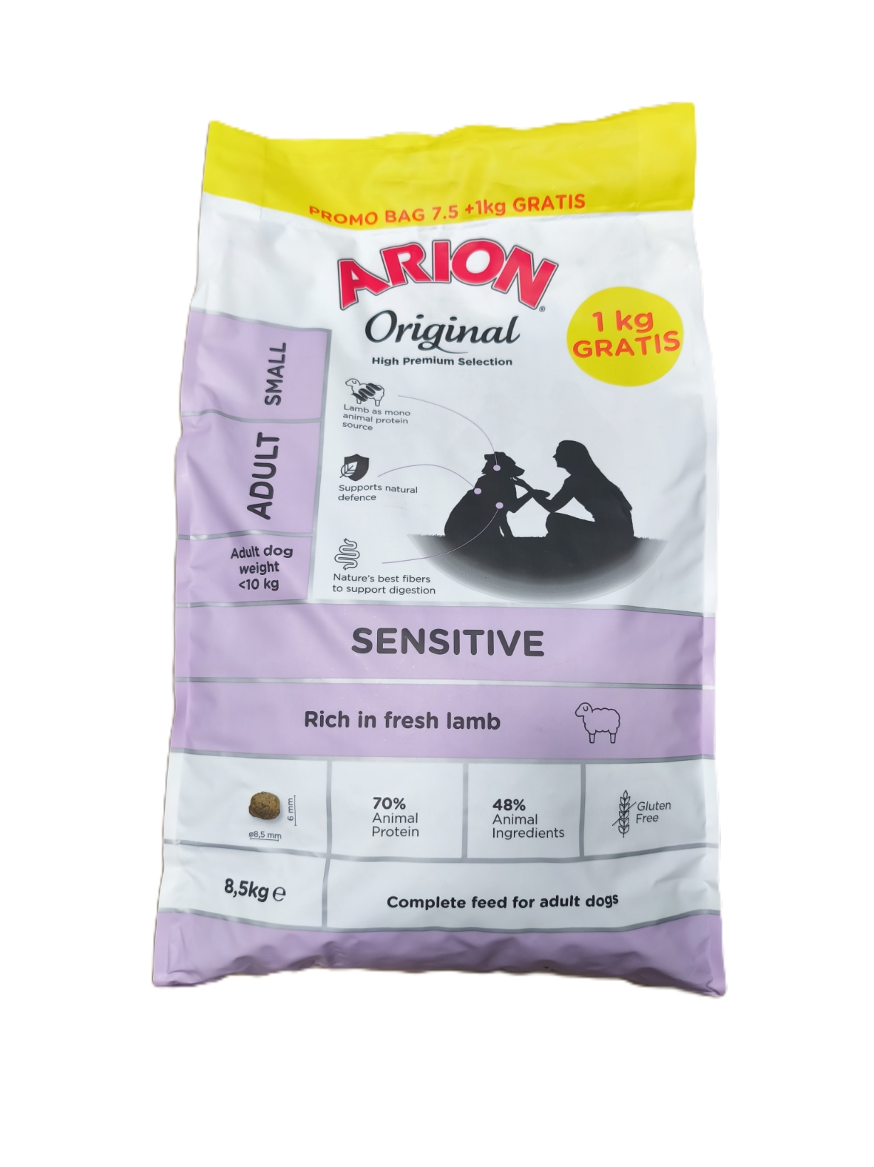 Arion Sensitive Lamb Small 7,5+1 kg Karma dla psa małych ras Jagnięcina