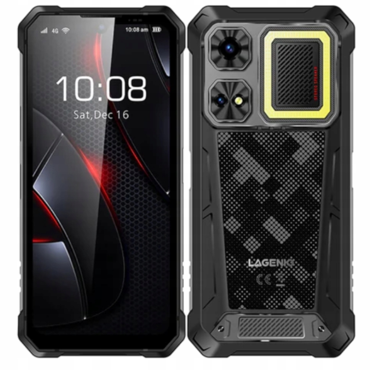 Lagenio Rhino 1 Pro 8/256GB 12000MAH 6.9" Android 16 Black