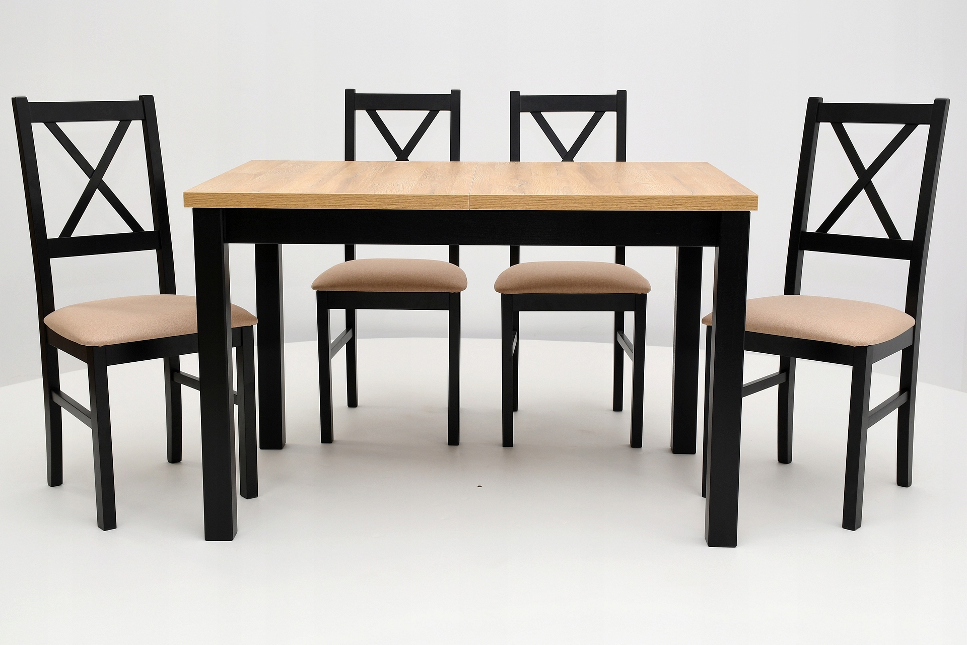 zestaw który Cię zachwyci stół + 4 krzesła krzyżak Kod producenta MAX5NILO10