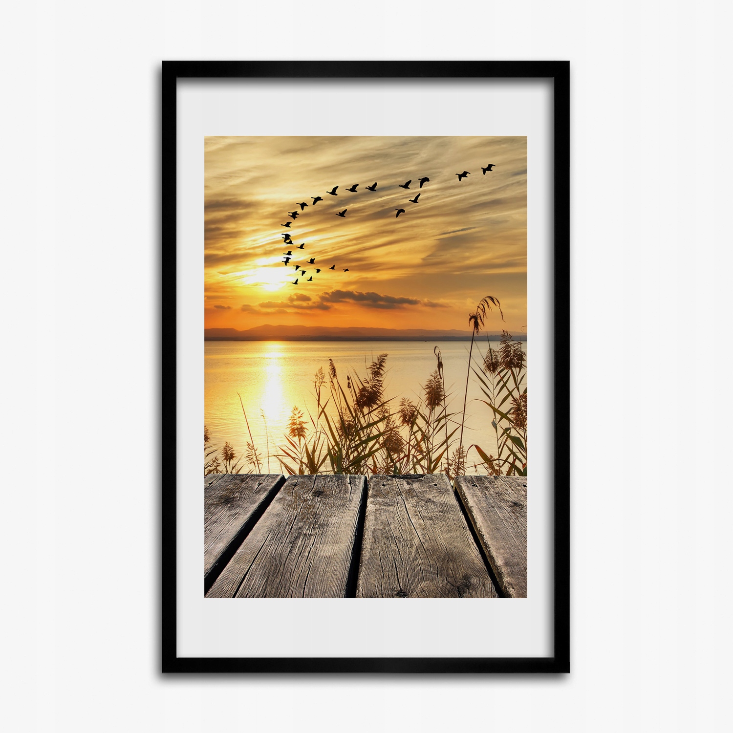 Nástěnný fotoobraz grafika Západ slunce 40x60