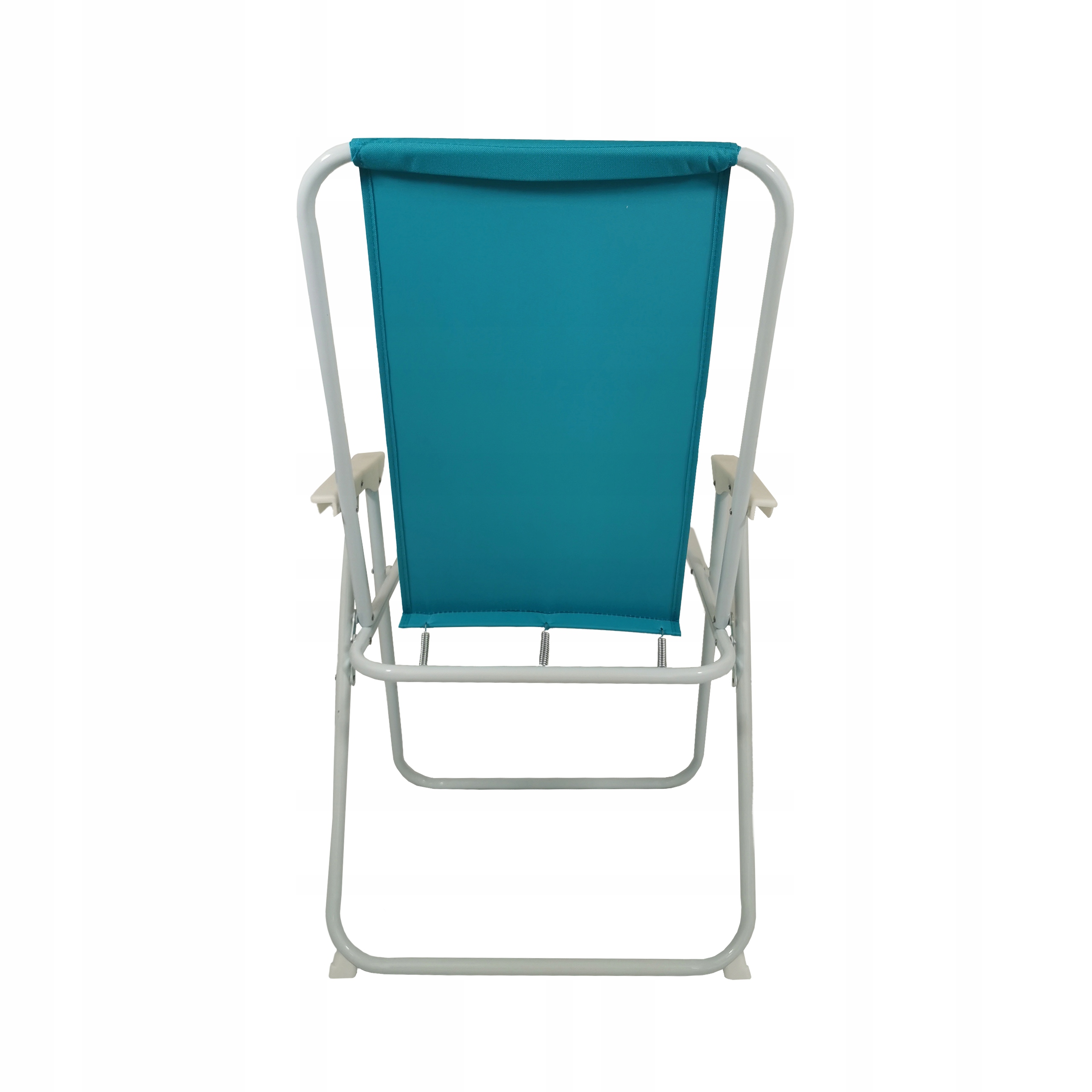 WYGODNE KRZESŁO OGRODOWE SKŁADANE TURYSTYCZNE ATENA 73 cm NIEBIESKI Kolor dominujący niebieski