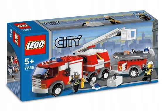 Lego City 7239 Klocków Straż pożarna