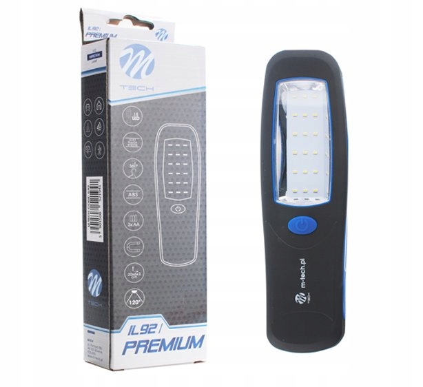 

Lampa warsztatowa latarka M-Tech Premium 18x Led