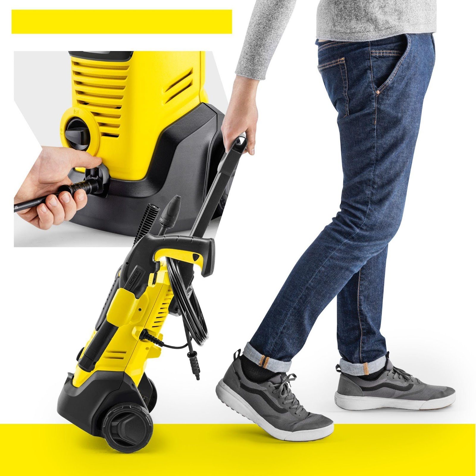 Myjka ciśnieniowa z pianownicą Karcher K2 Premium FJ Home BB 110 bar + płyn Rodzaj pompy kompozytowa
