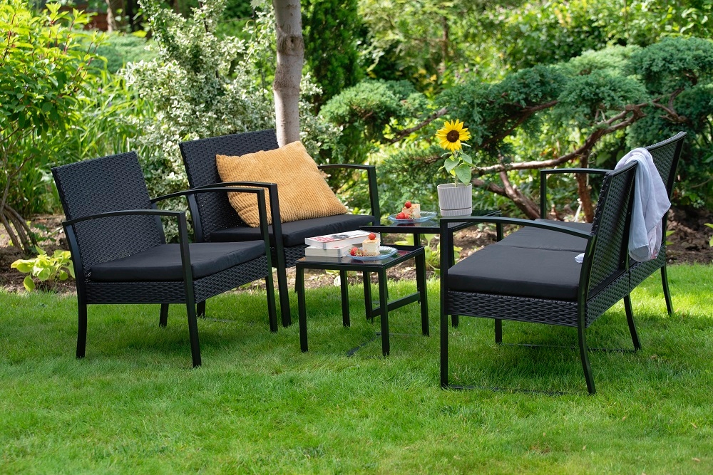 Zestaw mebli ogrodowych RODOS kanapa + 2 fotele + 2 stoliki 5 elementów EAN (GTIN) 5905610012472