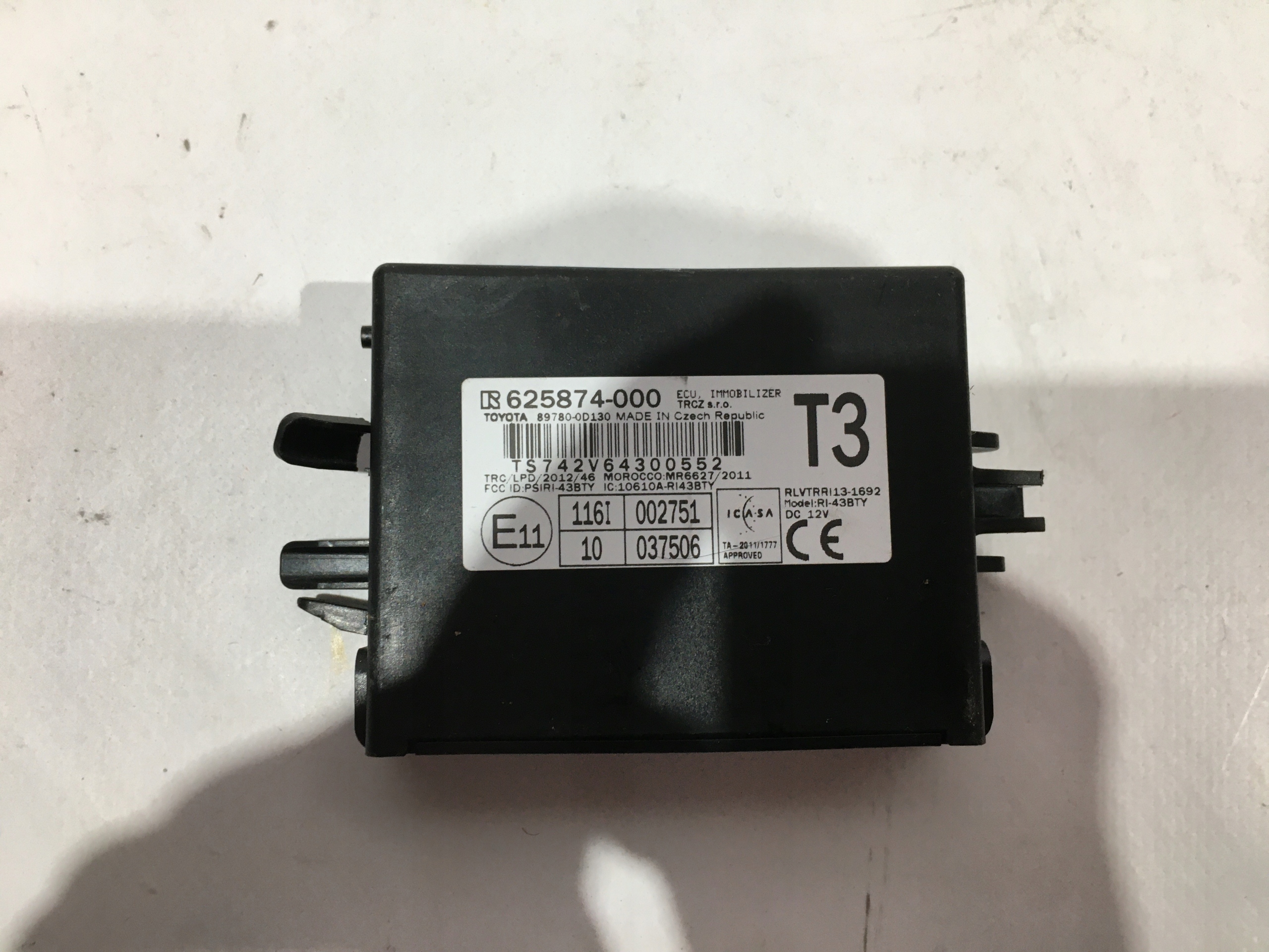 89780-0D130 - МОДУЛЬ ИММОБИЛАЙЗЕРА TOYOTA YARIS III 14-