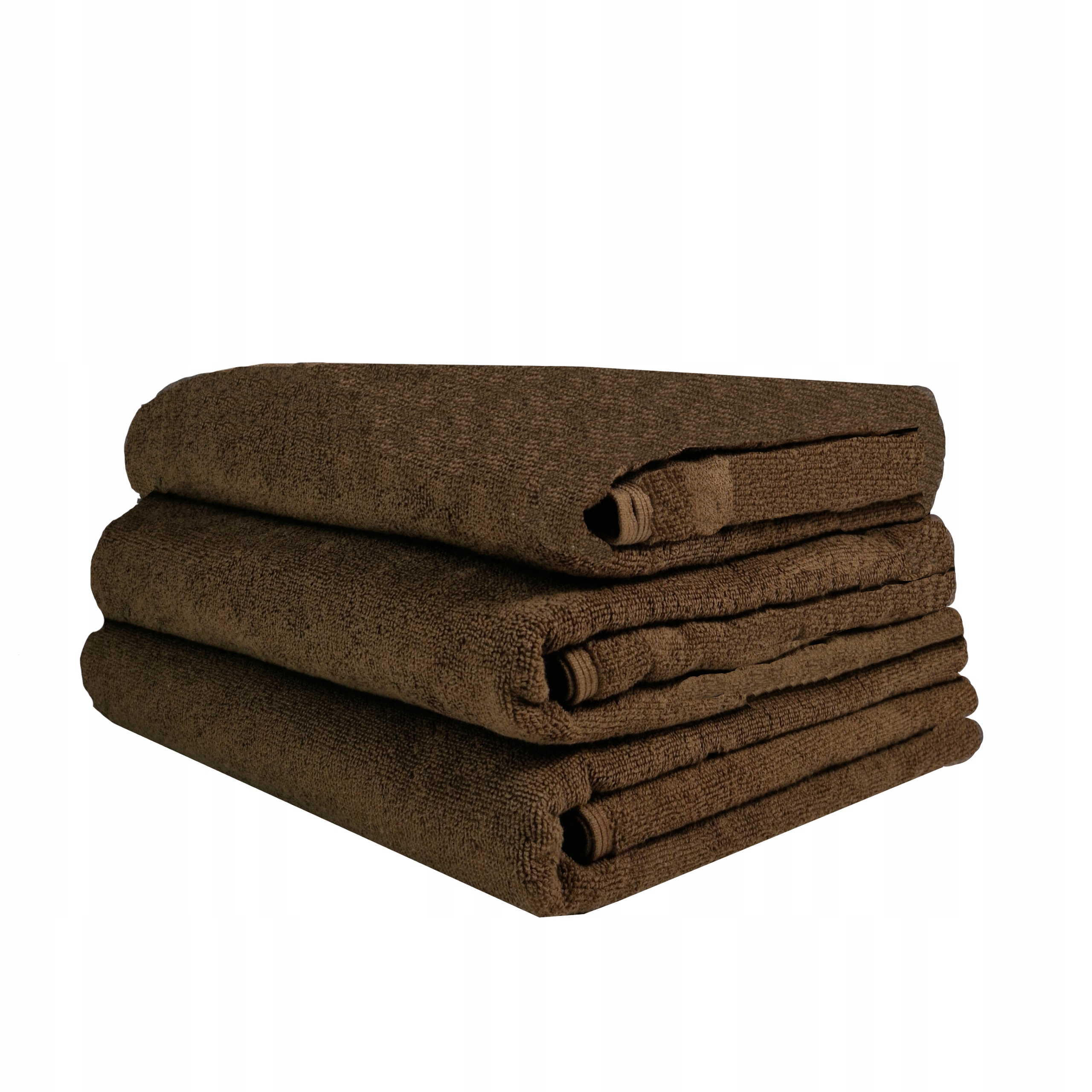 Velký masážní ručník do sauny na bazén 100 x 220 cm Tmavě hnědý 420 g/m2 MrTowel