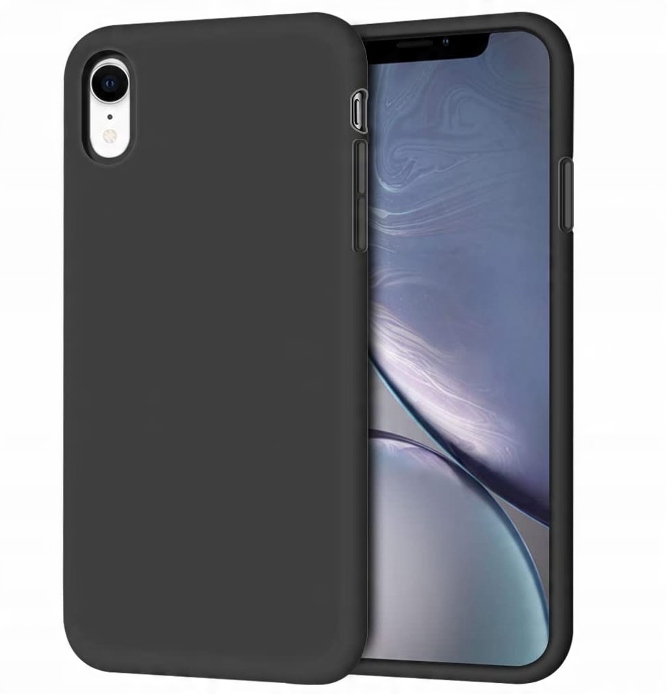 

Etui Matowe Slim do Iphone Xr Silikonowe Szkło