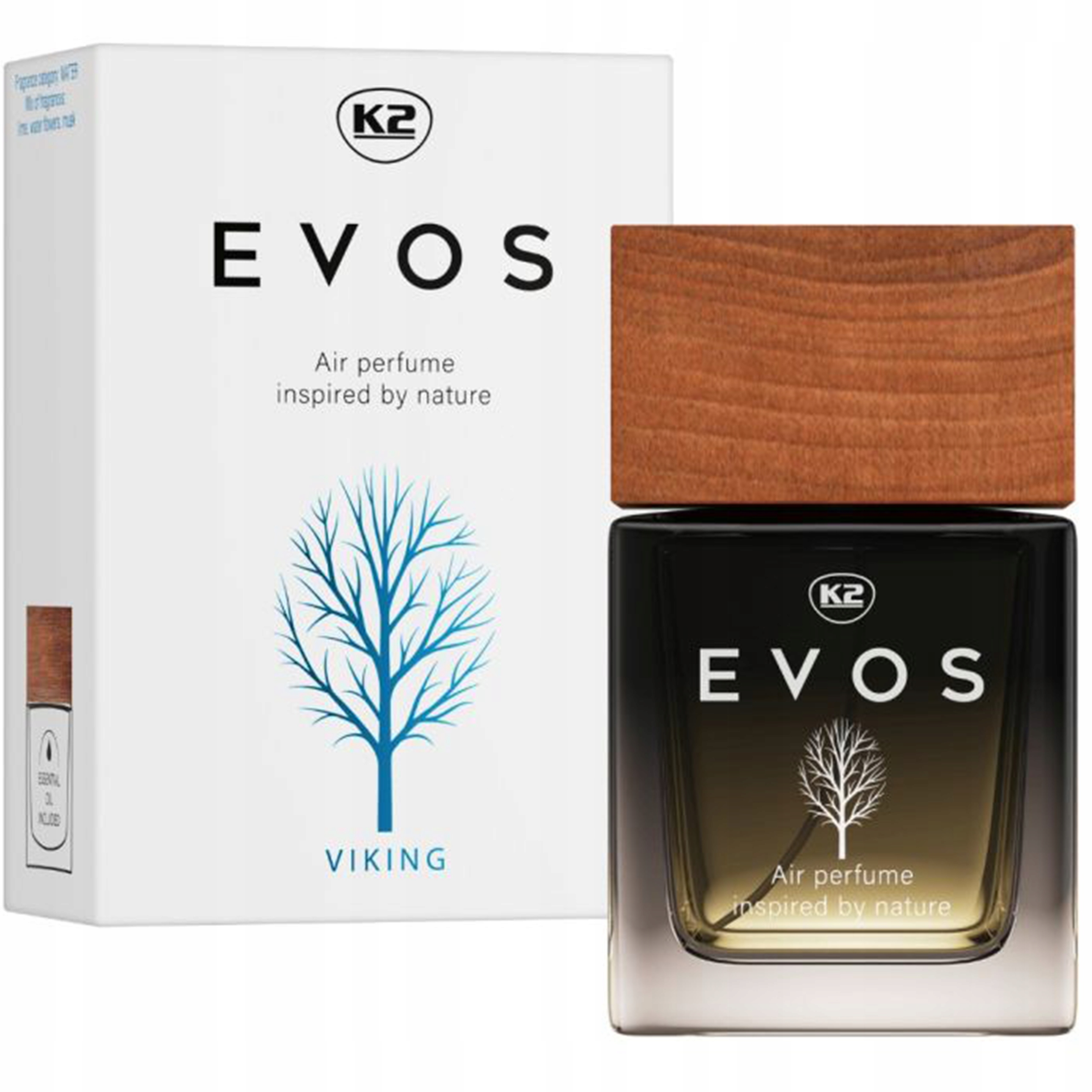 K2 ZAPACH PERFUMY SAMOCHODOWE EVOS VIKING 50ml