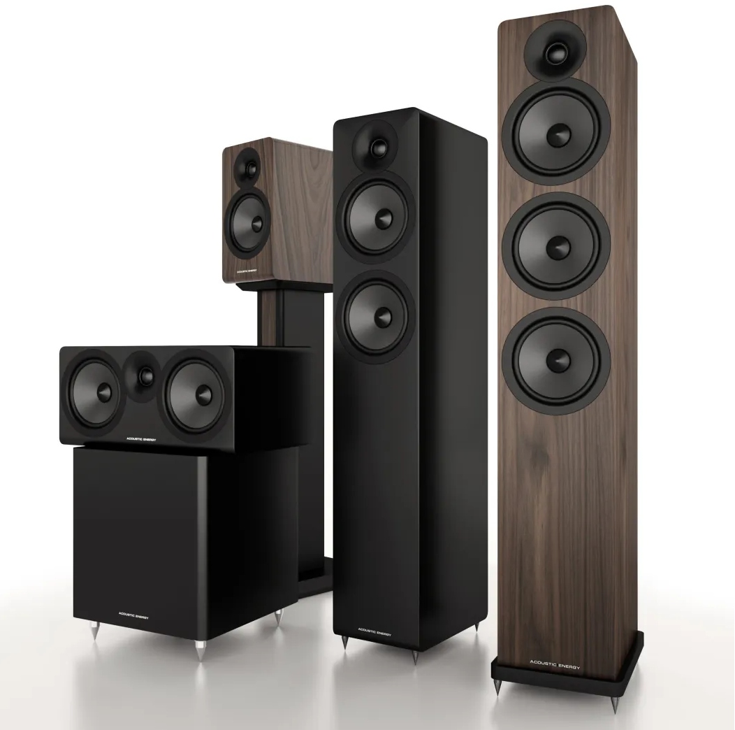 ACOUSTIC ENERGY AE107² WALNUT - CENTRALNY Z KLASĄ Kolor orzech