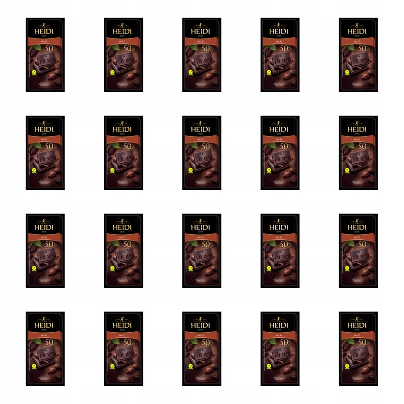 Heidi Dark Mild 50% 80 g X20