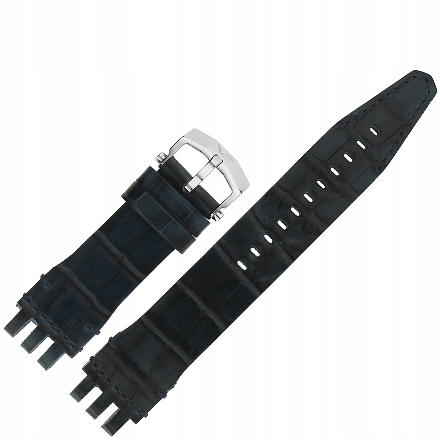 Pásek Energia 3 XL Kůže (A279) modrý croco lesklý