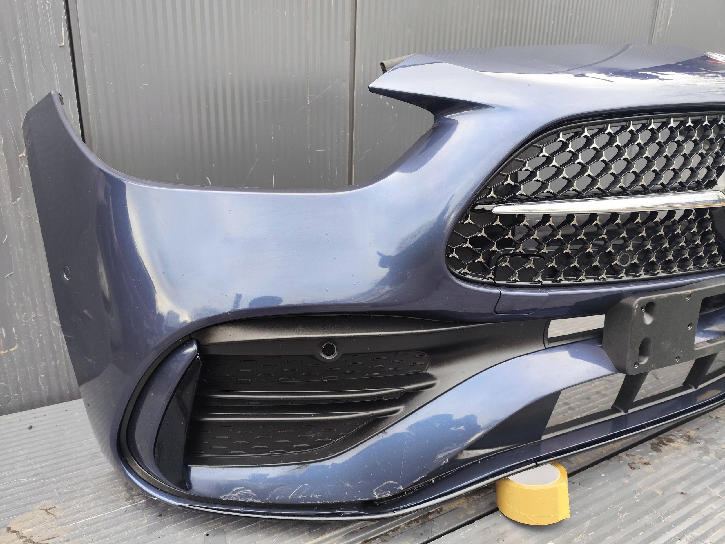MERCEDES W206 C-KLASA AMG front bumper 6xPDC KAMERA complete DEMONTAZ