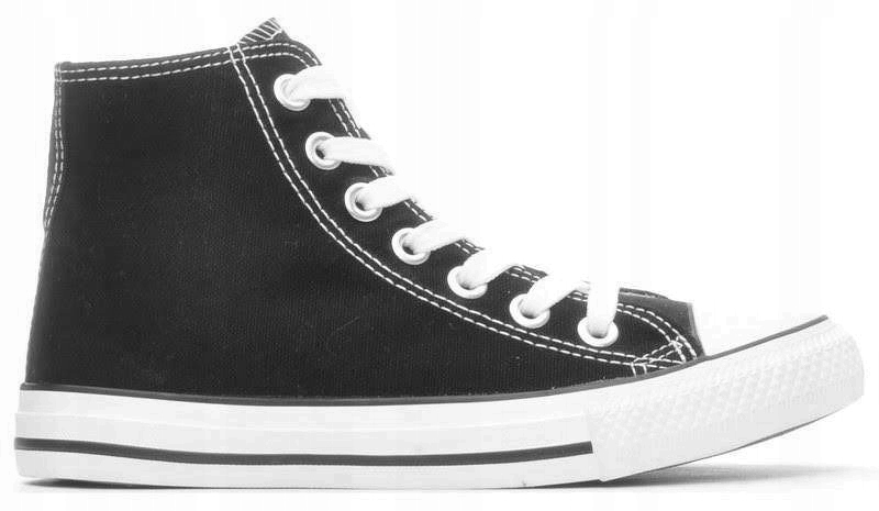 

Wysokie Klasyczne Czarne Trampki Męskie 41