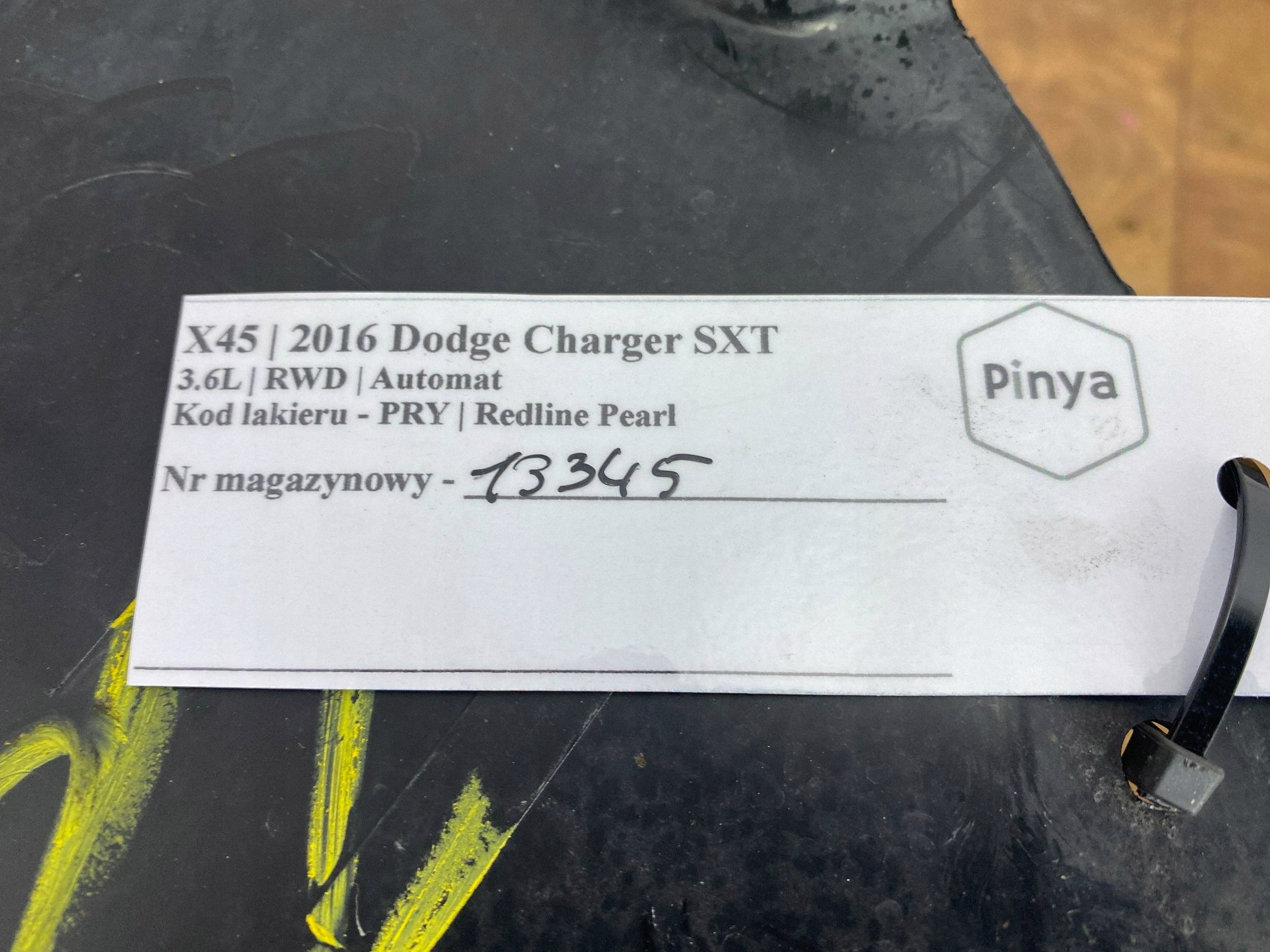 mudguard rear. right Dodge Charger 2015+