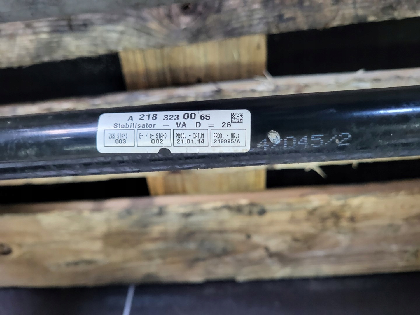 MERCEDES E W212 LIFT axle beam subframe axle beam sider bar STABILIZATOR front