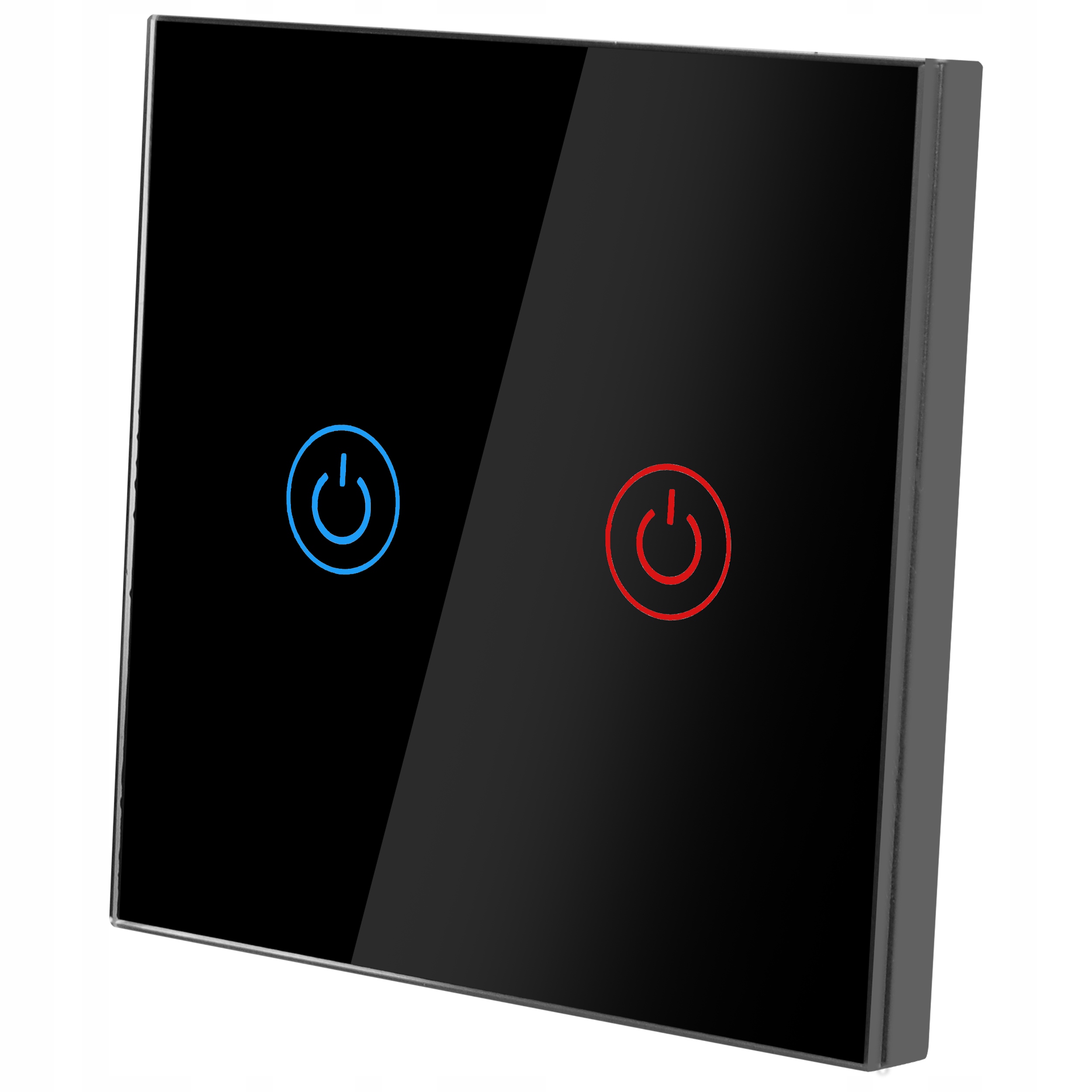 PODWÓJNY WŁĄCZNIK ŚWIATŁA DOTYKOWY SZKLANY