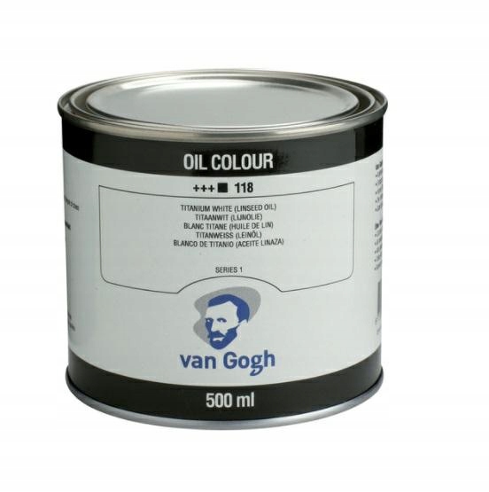 Barva olejová 500ml 118 Titanium white Talens
