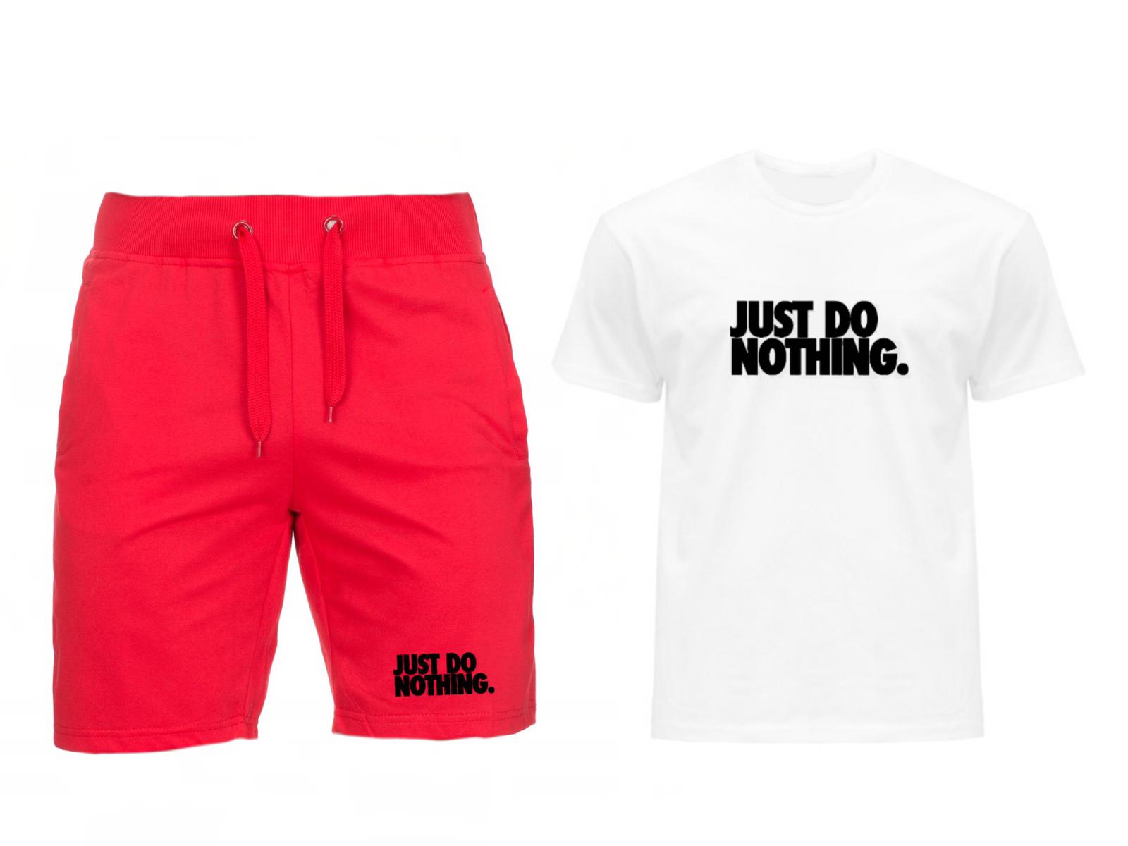 Komplet Tričko Kraťasy Just Do Nothing Pánské L